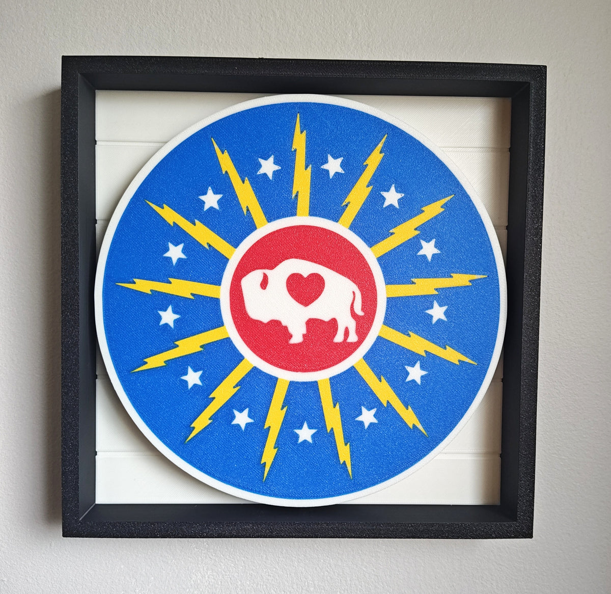 Buffalo Love Lightning Shadow Box