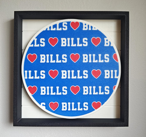 Buffalo Bills Love Shadow Box