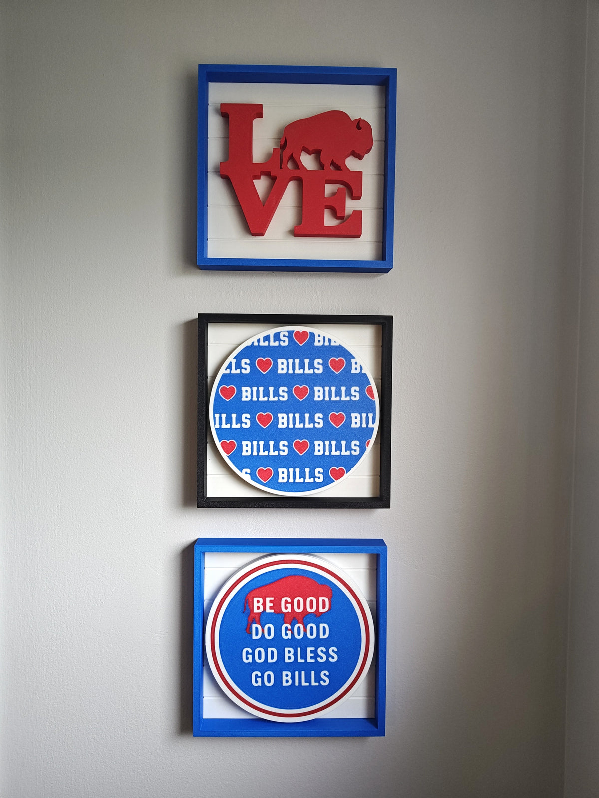 Buffalo Bills Love Shadow Box