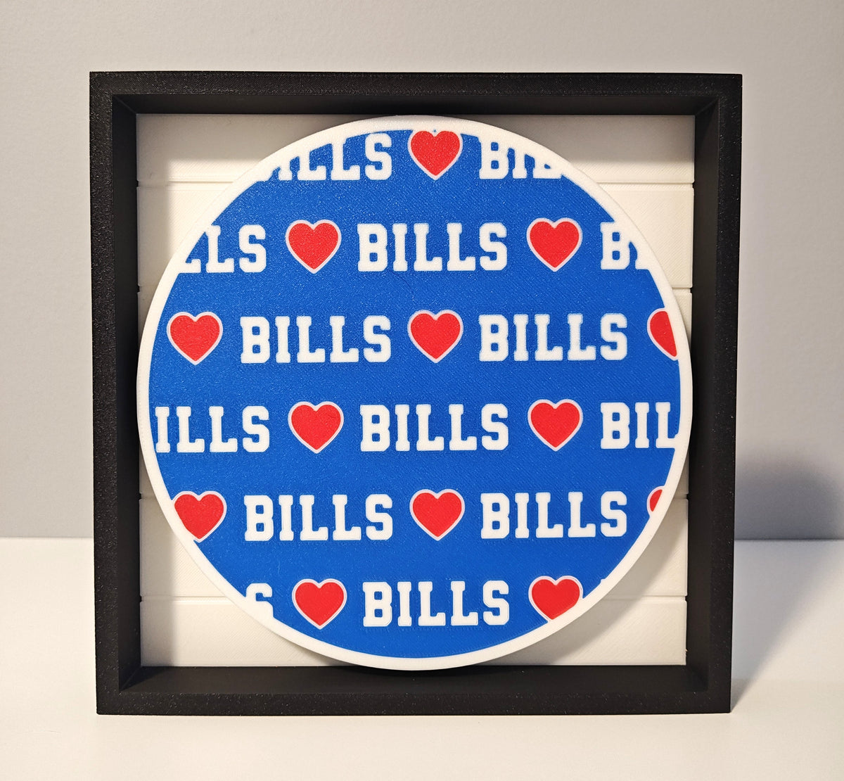 Buffalo Bills Love Shadow Box