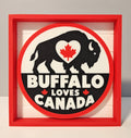 Buffalo Loves Canada Shadow Box