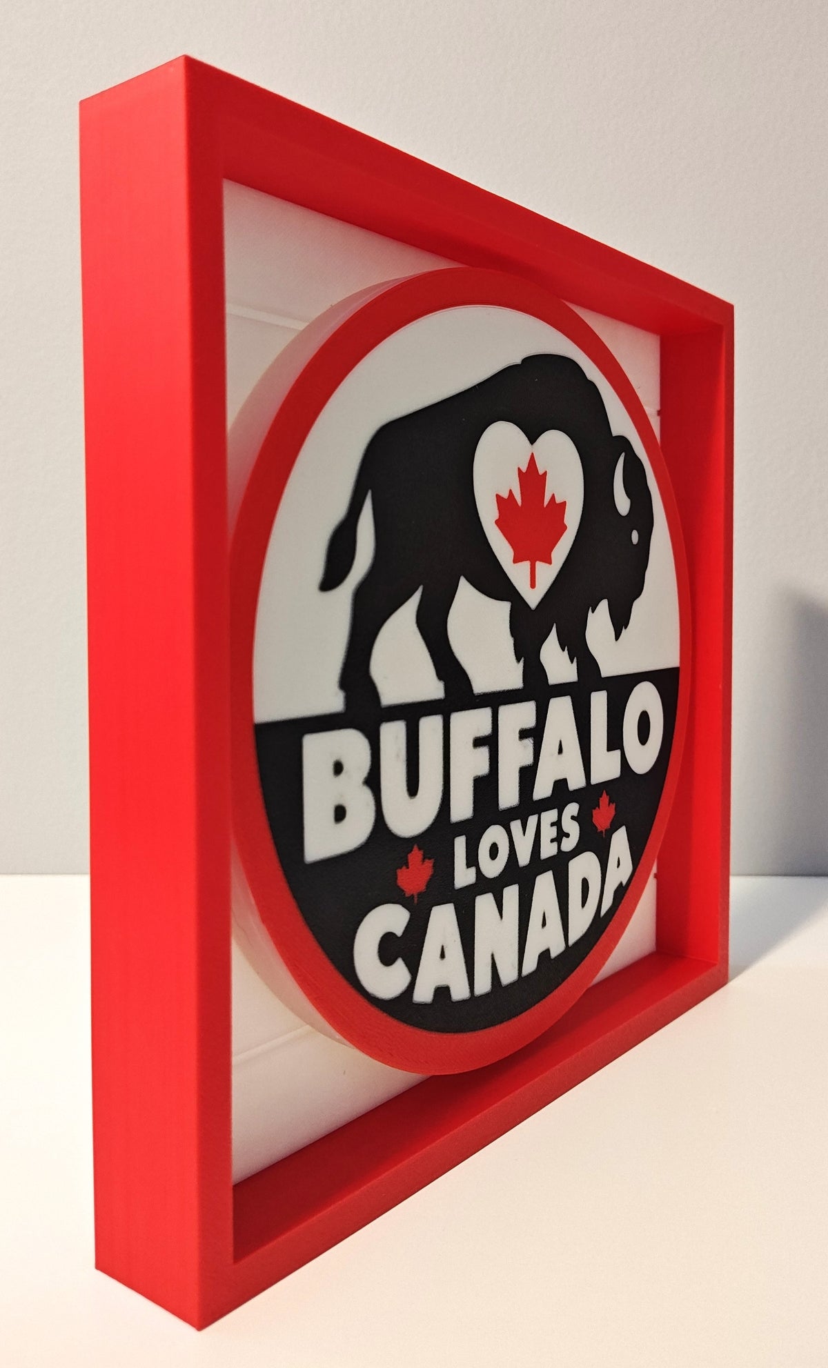 Buffalo Loves Canada Shadow Box