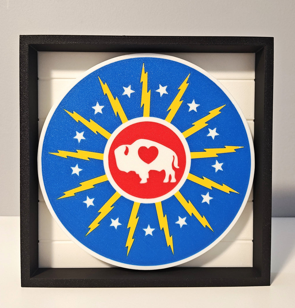 Buffalo Love Lightning Shadow Box
