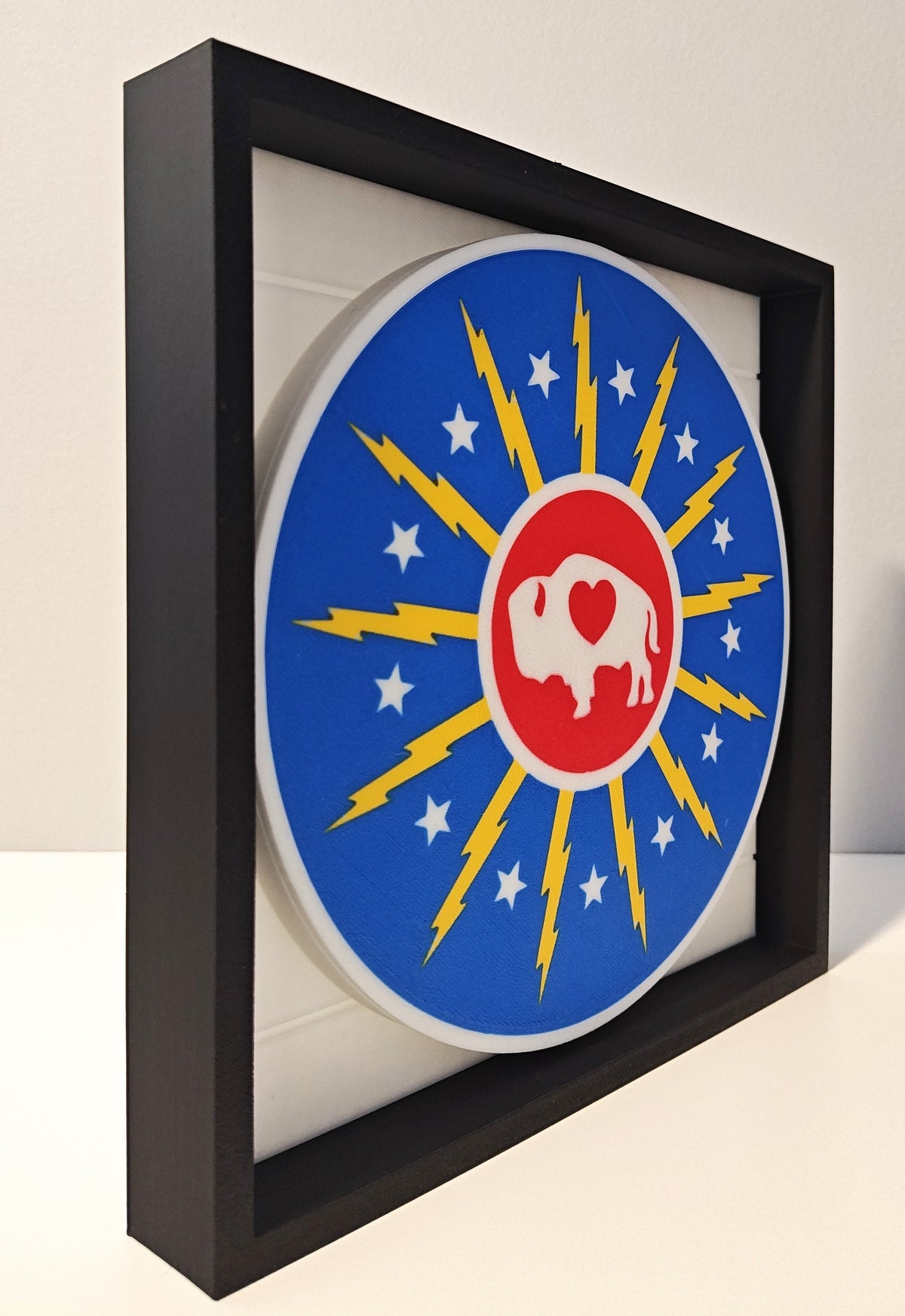 Buffalo Love Lightning Shadow Box