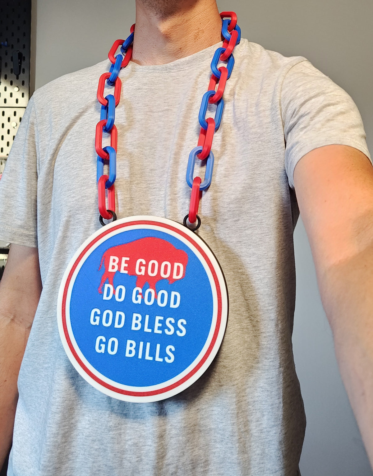 Be Good, Do Good, God Bless, Go Bills Hype Chain Necklace